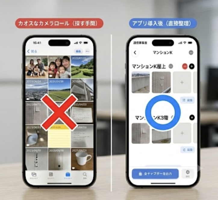 チャプターへの追加画面