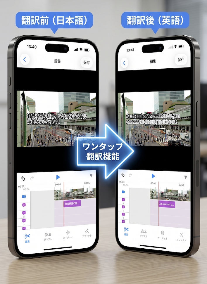 チャプターへの追加画面